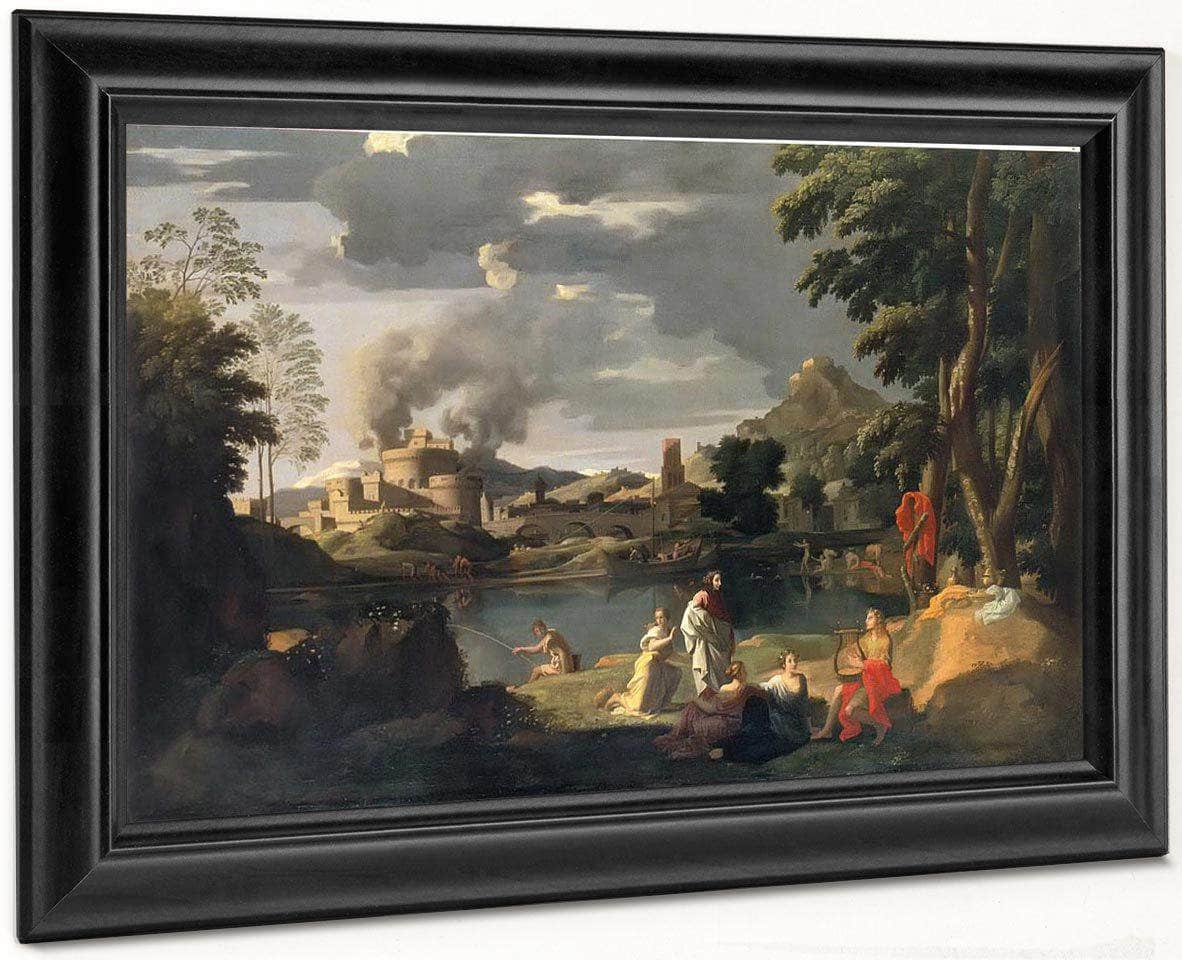 Orpheus And Eurydice By Nicholas Poussin Fine Art Print