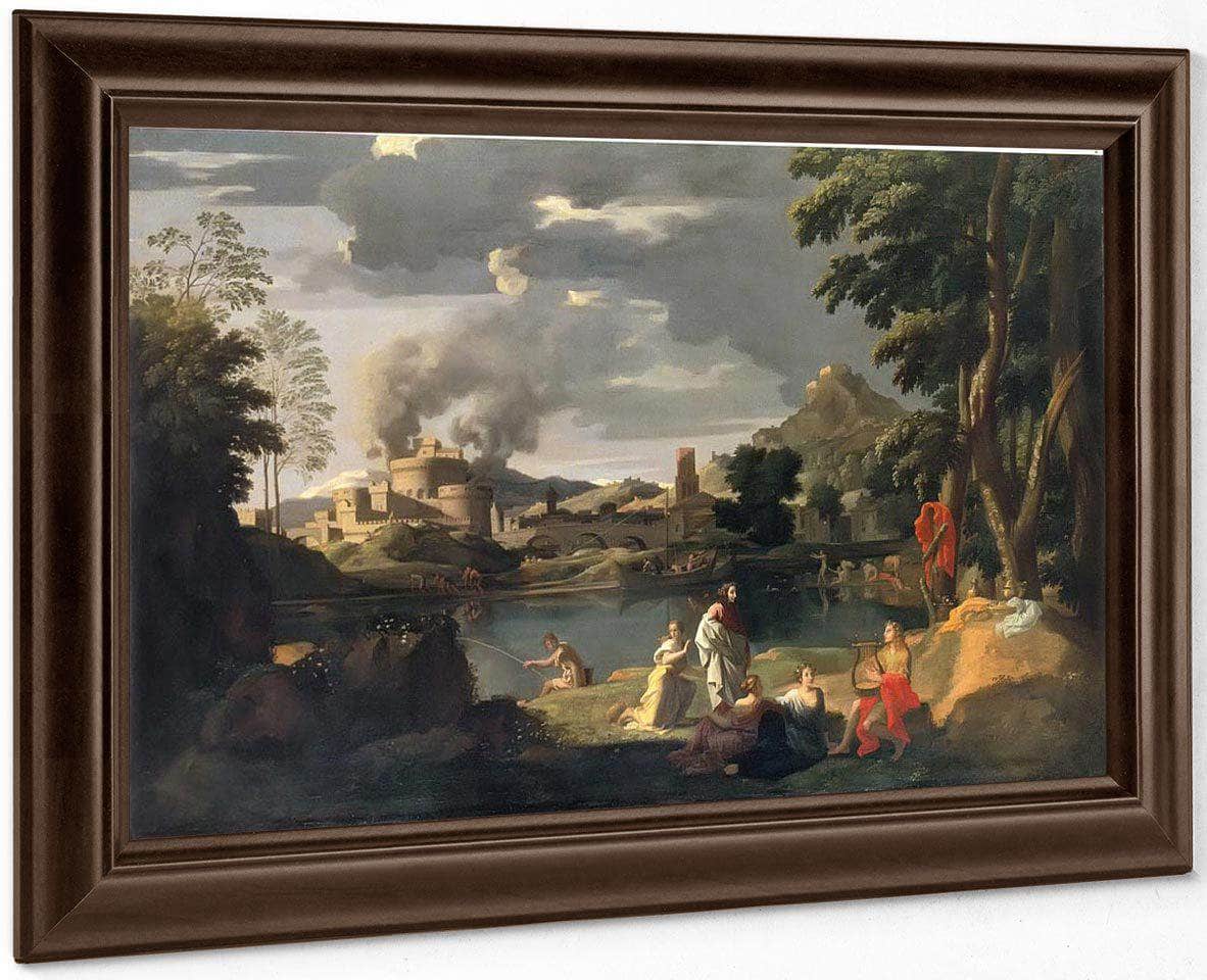 Orpheus And Eurydice By Nicholas Poussin Fine Art Print