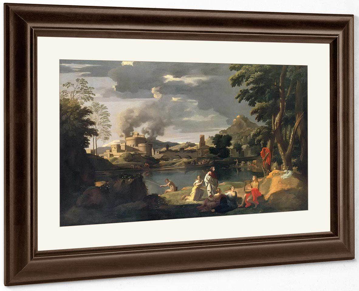 Orpheus And Eurydice By Nicholas Poussin Fine Art Print
