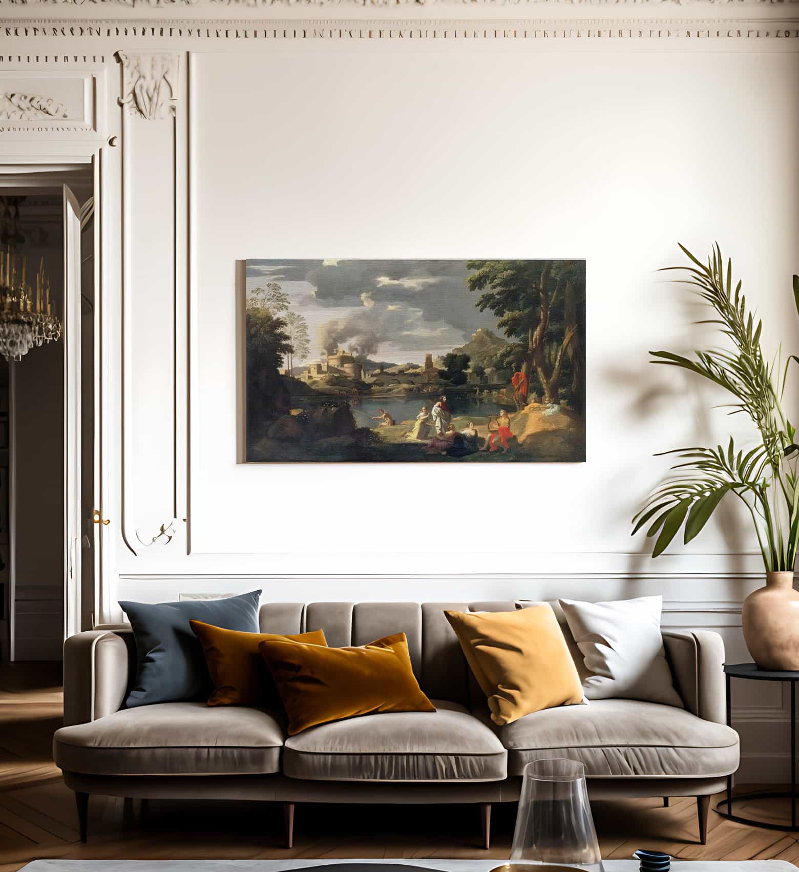 Orpheus And Eurydice By Nicholas Poussin Fine Art Print