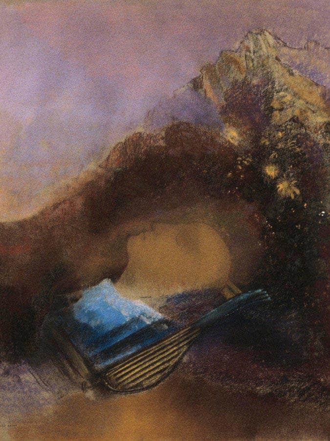 Orpheus By  Redon, Odilon Fine Art Print