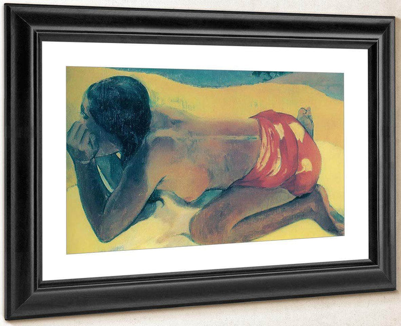 Otahi (Alone) By Paul Gauguin Fine Art Print