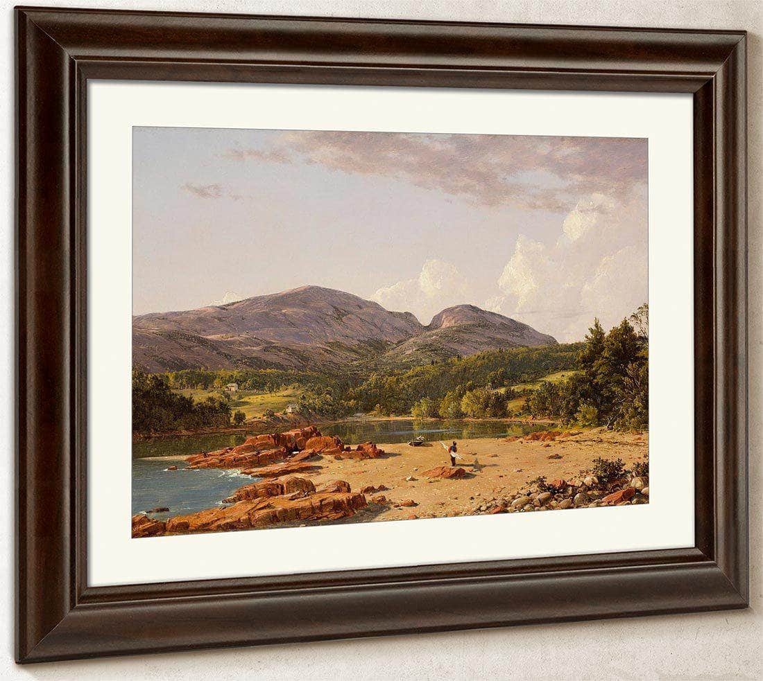 Otter Creek, Mount Desert By Fredric Edwin Church Fine Art Print