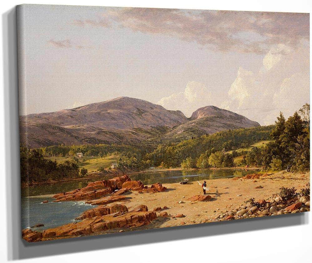Otter Creek, Mount Desert By Fredric Edwin Church Fine Art Print