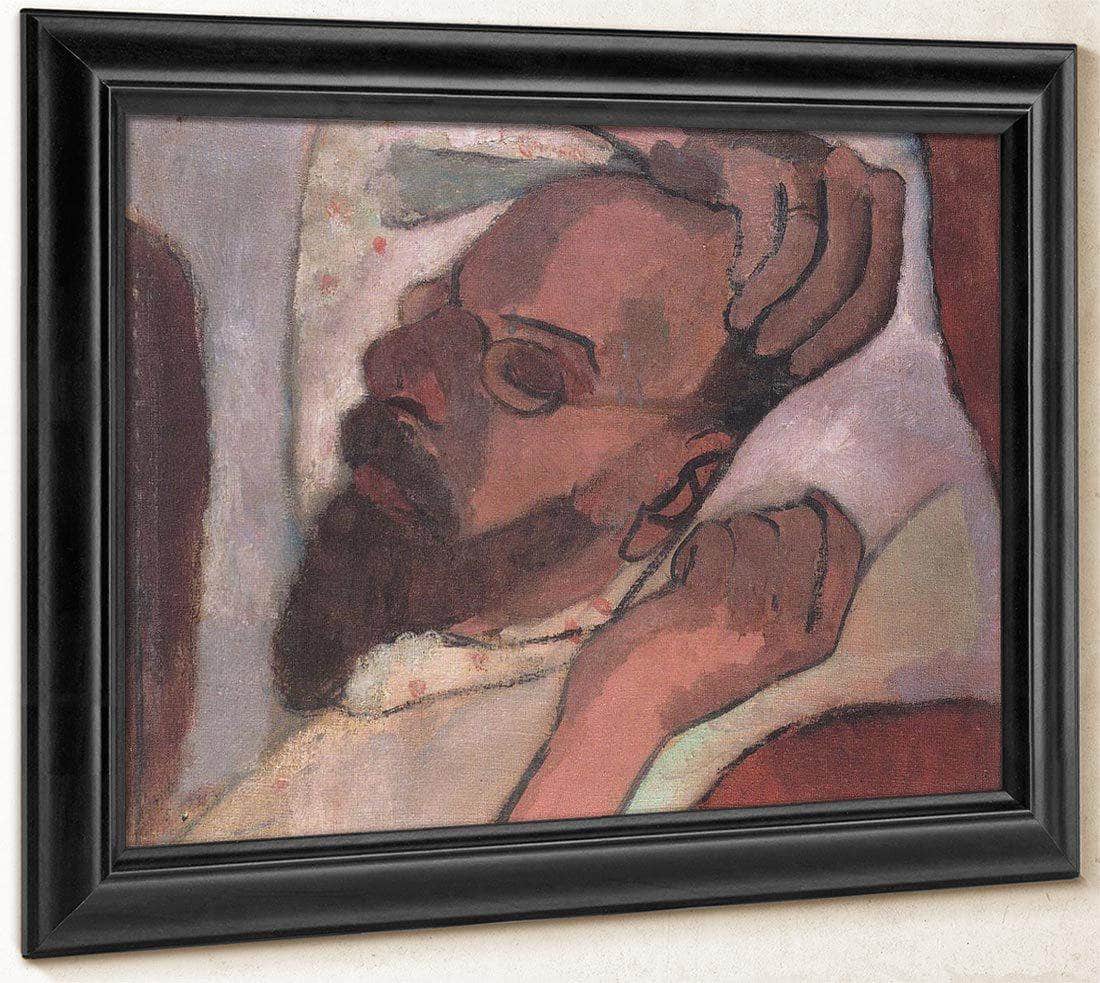 Otto Modersohn, Sleeping By Paula Modersohn Becker Fine Art Print