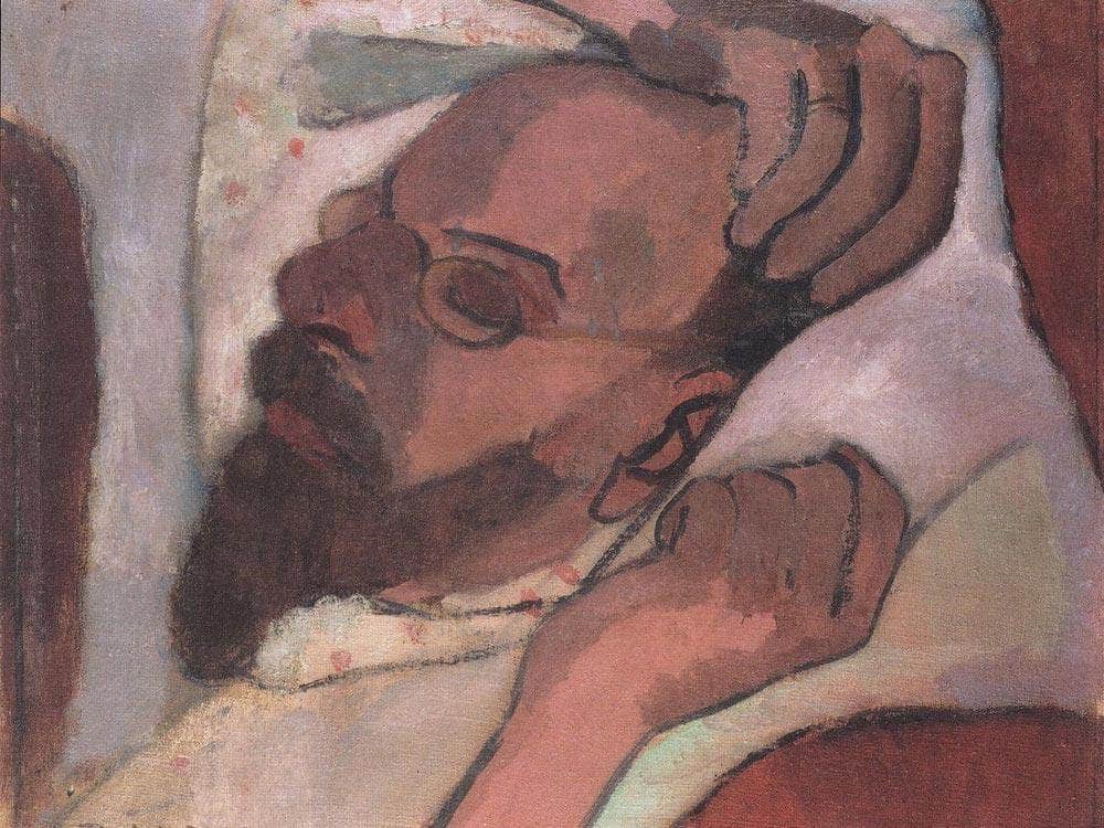 Otto Modersohn, Sleeping By Paula Modersohn Becker Fine Art Print