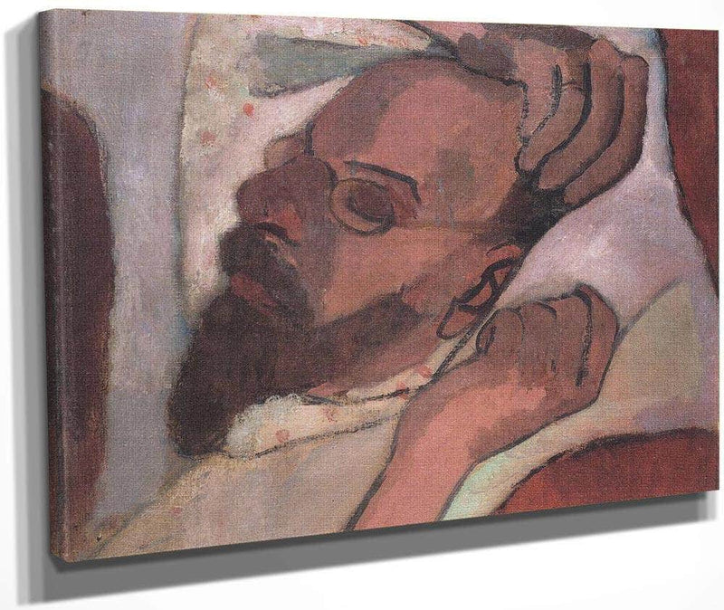 Otto Modersohn, Sleeping By Paula Modersohn Becker Fine Art Print