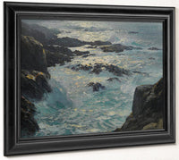 Our Dream Coast Of Monterey (Glory Of The Pacific)  By William Frederick Ritsche By William Frederick Ritsche Fine Art Print