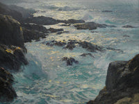 Our Dream Coast Of Monterey (Glory Of The Pacific)  By William Frederick Ritsche By William Frederick Ritsche Fine Art Print