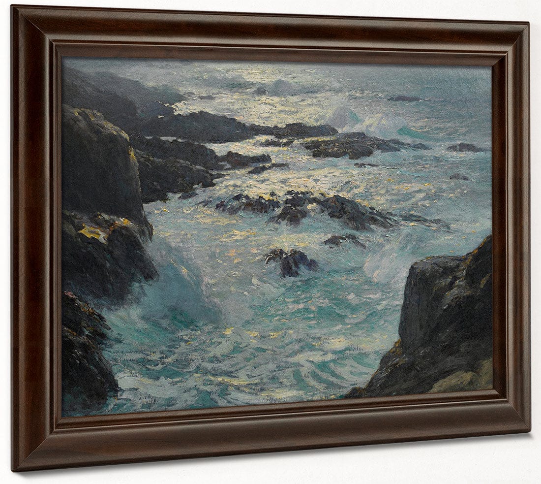 Our Dream Coast Of Monterey (Glory Of The Pacific)  By William Frederick Ritsche By William Frederick Ritsche Fine Art Print