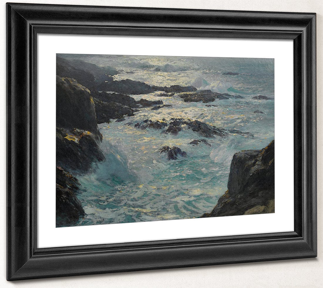 Our Dream Coast Of Monterey (Glory Of The Pacific)  By William Frederick Ritsche By William Frederick Ritsche Fine Art Print