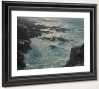 Our Dream Coast Of Monterey (Glory Of The Pacific)  By William Frederick Ritsche By William Frederick Ritsche Fine Art Print