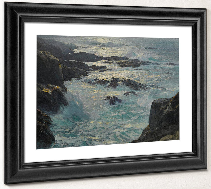 Our Dream Coast Of Monterey (Glory Of The Pacific)  By William Frederick Ritsche By William Frederick Ritsche Fine Art Print