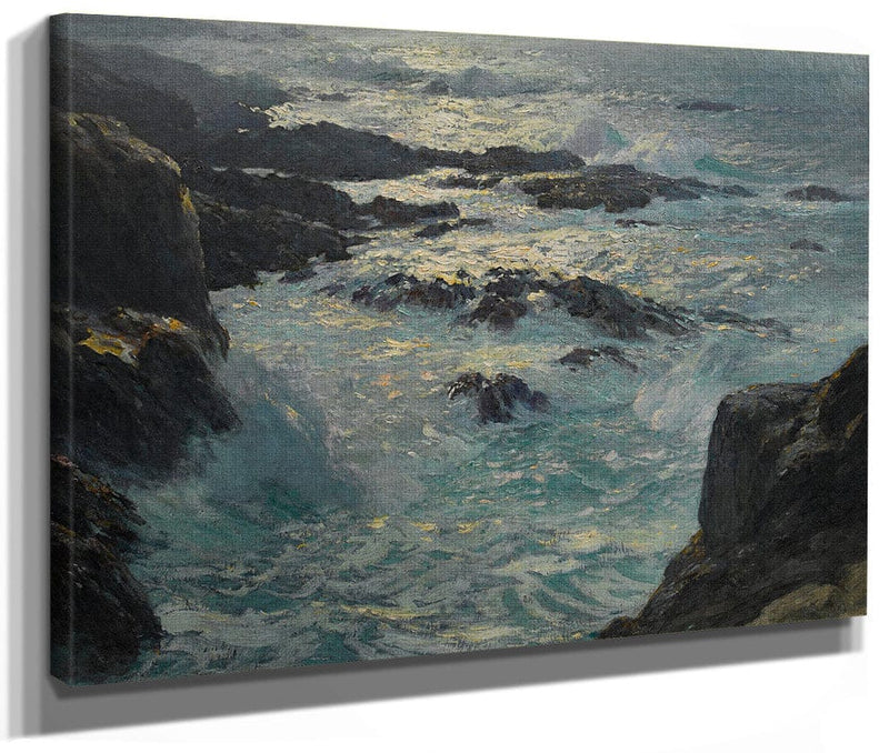 Our Dream Coast Of Monterey (Glory Of The Pacific)  By William Frederick Ritsche By William Frederick Ritsche Fine Art Print