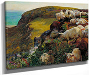 Our English Coasts 1852 Strayed Sheep 43 2X58 4Cm Tate Britain By William Holman Hunt Fine Art Print