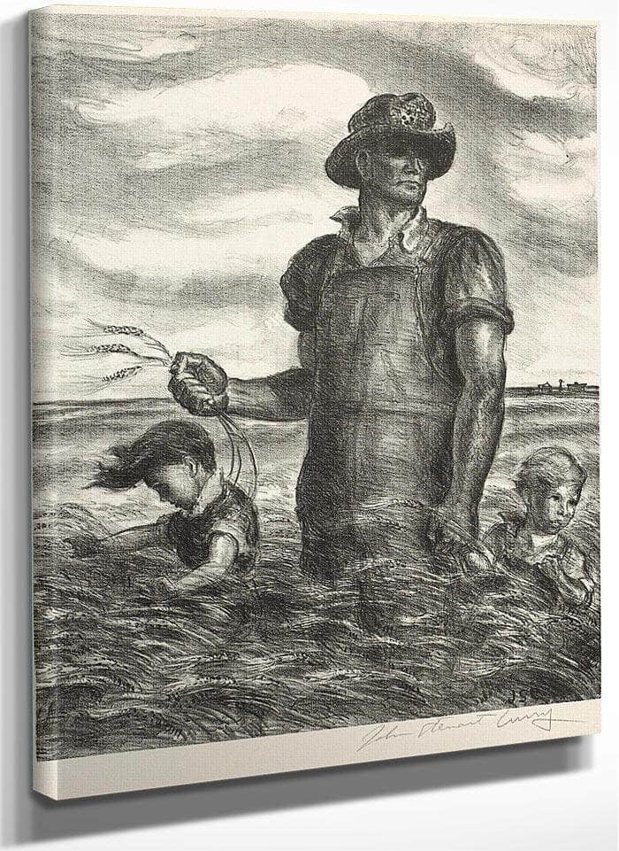 Our Good Earth (C. 36), 1942 By John Steuart Curry Fine Art Print