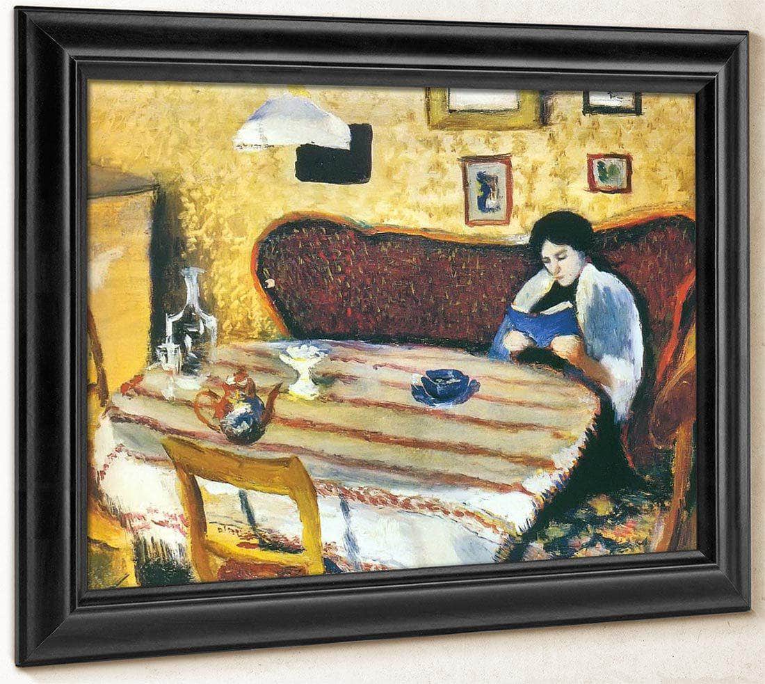 Our Living Room At Tegernsee By August Macke Fine Art Print
