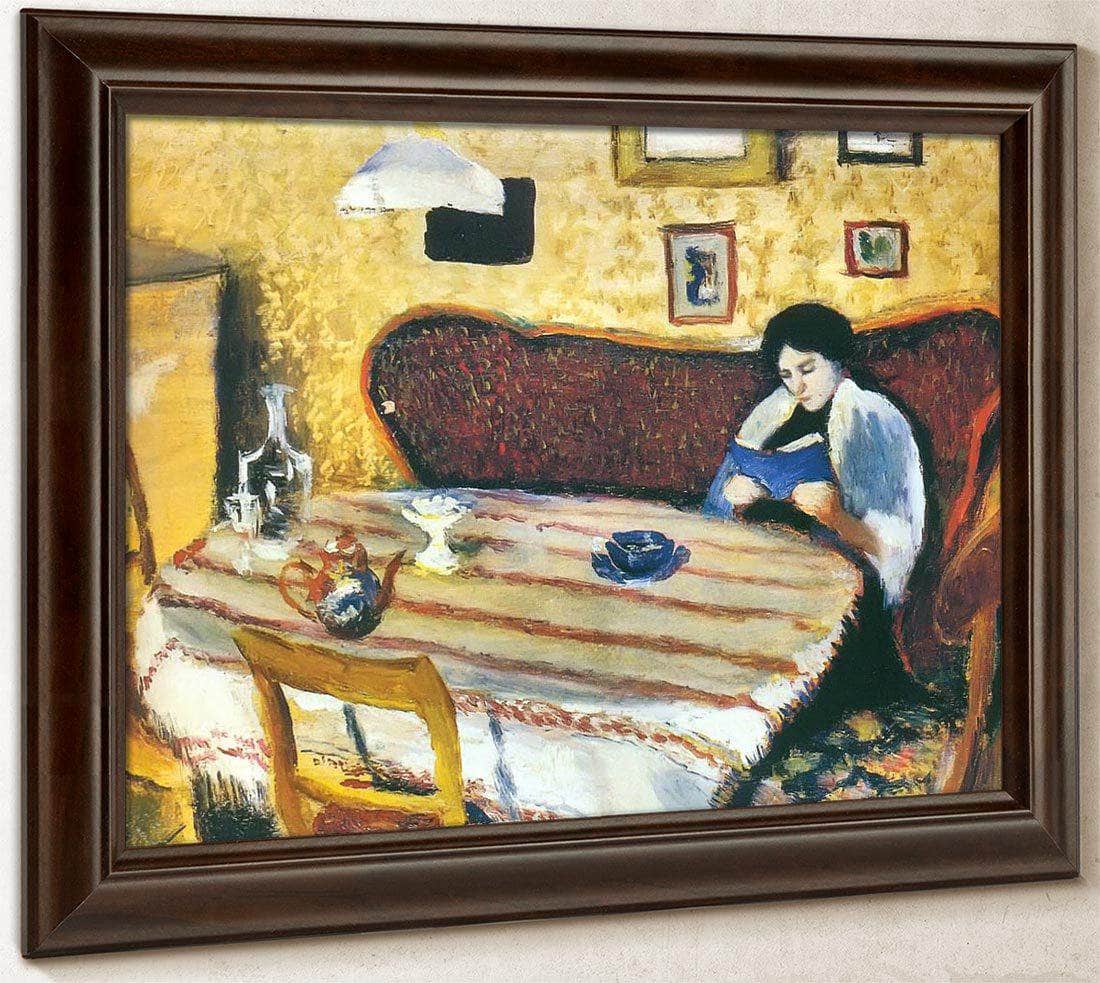 Our Living Room At Tegernsee By August Macke Fine Art Print