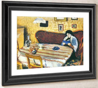 Our Living Room At Tegernsee By August Macke Fine Art Print