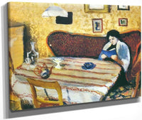 Our Living Room At Tegernsee By August Macke Fine Art Print