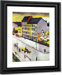 Our Street In Grey By August Macke Fine Art Print