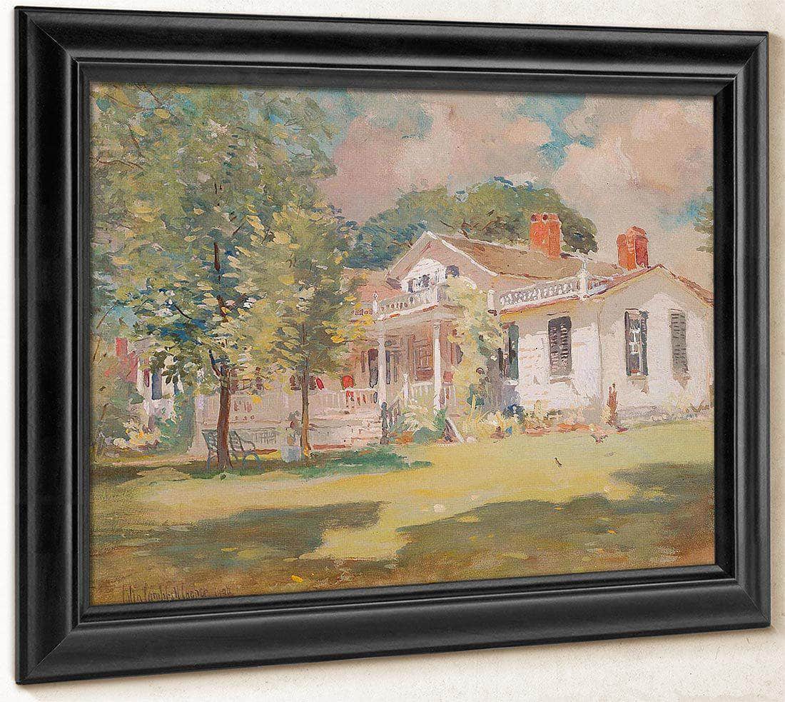 Our Summer Cottage (Fletcher Steele By Colin Campbell Cooper Fine Art Print