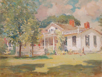 Our Summer Cottage (Fletcher Steele By Colin Campbell Cooper Fine Art Print