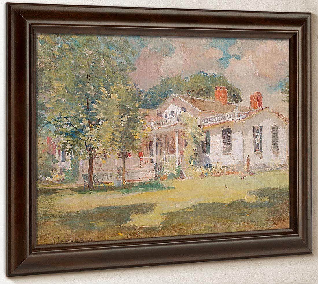 Our Summer Cottage (Fletcher Steele By Colin Campbell Cooper Fine Art Print