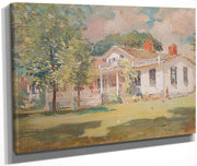 Our Summer Cottage (Fletcher Steele By Colin Campbell Cooper Fine Art Print