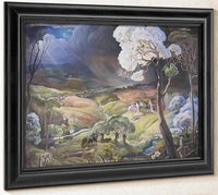 Our Valley By N.C. Wyeth Fine Art Print