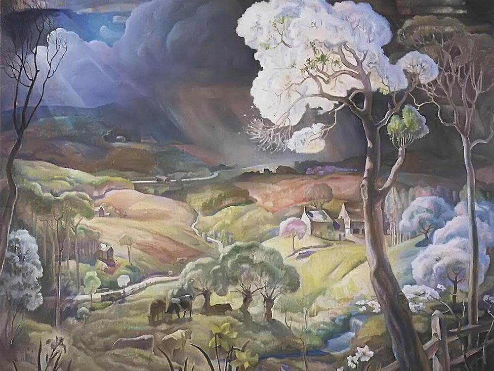 Our Valley By N.C. Wyeth Fine Art Print