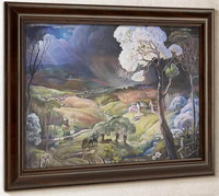 Our Valley By N.C. Wyeth Fine Art Print