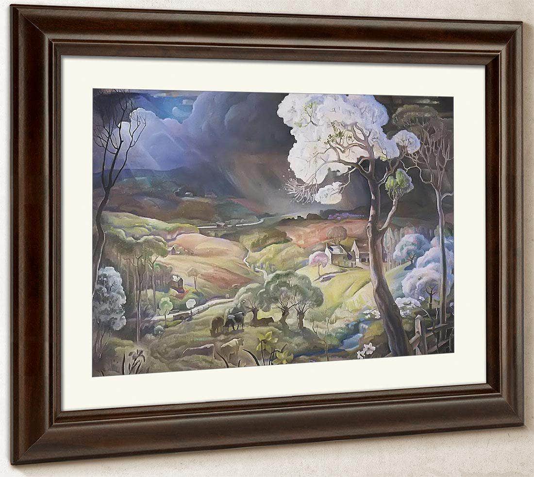 Our Valley By N.C. Wyeth Fine Art Print