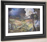 Our Valley By N.C. Wyeth Fine Art Print