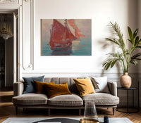 Outbound Fishing Boats By Edgar Payne Fine Art Print