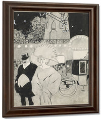 Outside The Moulin Rouge By Juan Gris Fine Art Print