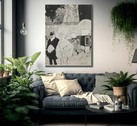 Outside The Moulin Rouge By Juan Gris Fine Art Print