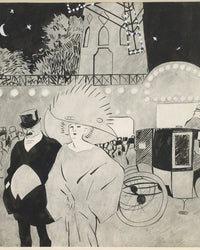 Outside The Moulin Rouge By Juan Gris Fine Art Print