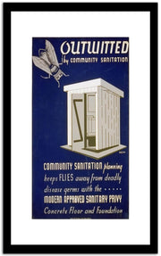 Outwitted  Vintage Poster Fine Art Print