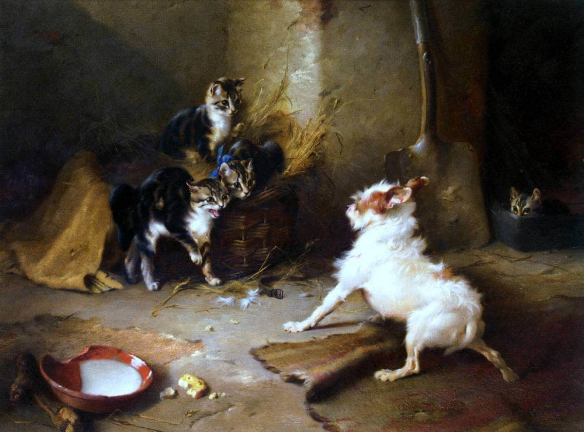 Over Matched Painting Walter Hunt Canvas Art Fine Art Print