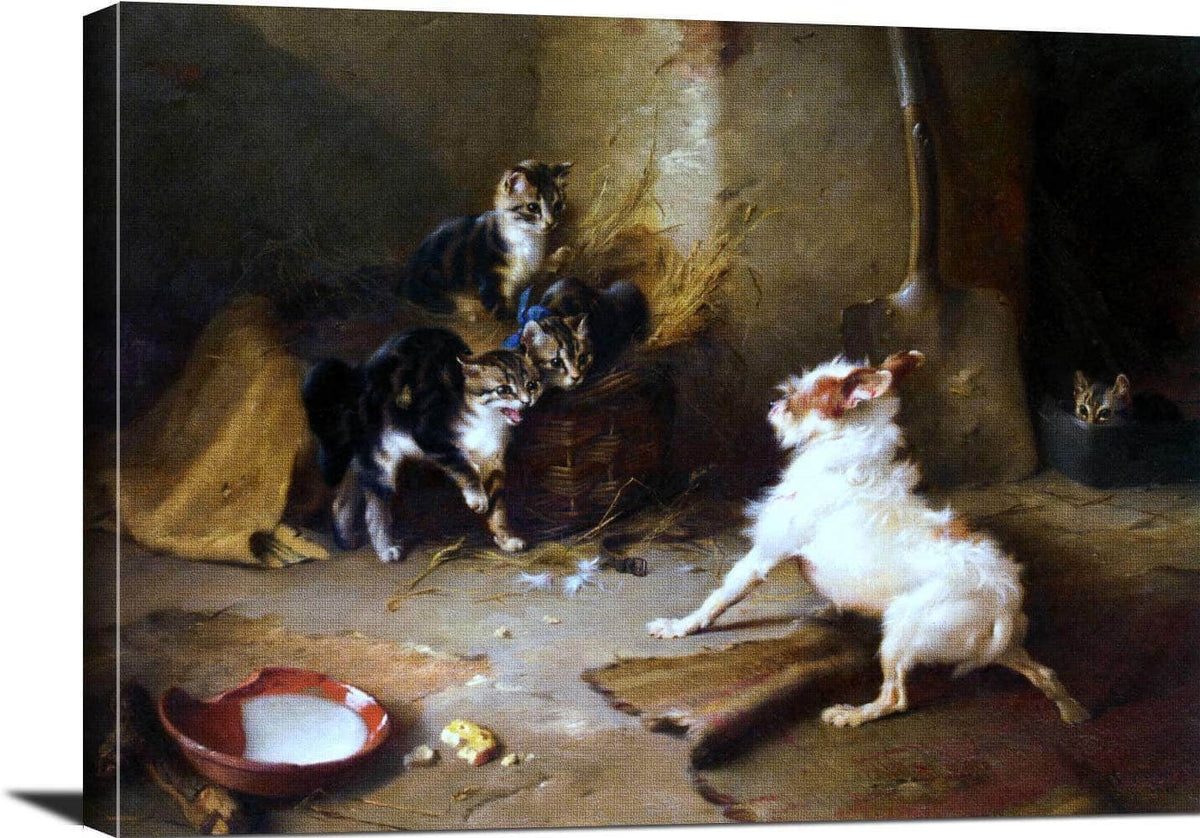 Over Matched Painting Walter Hunt Canvas Art Fine Art Print