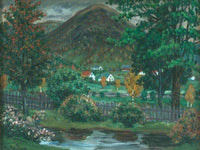 Over The Garden Fence By Nicolai Astrup Fine Art Print