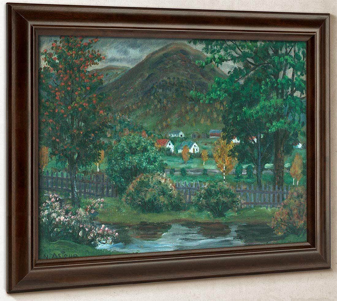 Over The Garden Fence By Nicolai Astrup Fine Art Print