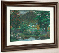 Over The Garden Fence By Nicolai Astrup Fine Art Print
