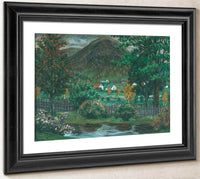 Over The Garden Fence By Nicolai Astrup Fine Art Print