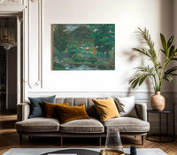 Over The Garden Fence By Nicolai Astrup Fine Art Print