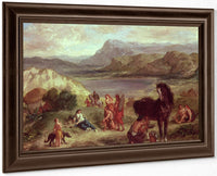 Ovid In Exile By Ferdinand Victor Eugene Delacroix Fine Art Print