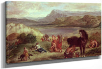Ovid In Exile By Ferdinand Victor Eugene Delacroix Fine Art Print