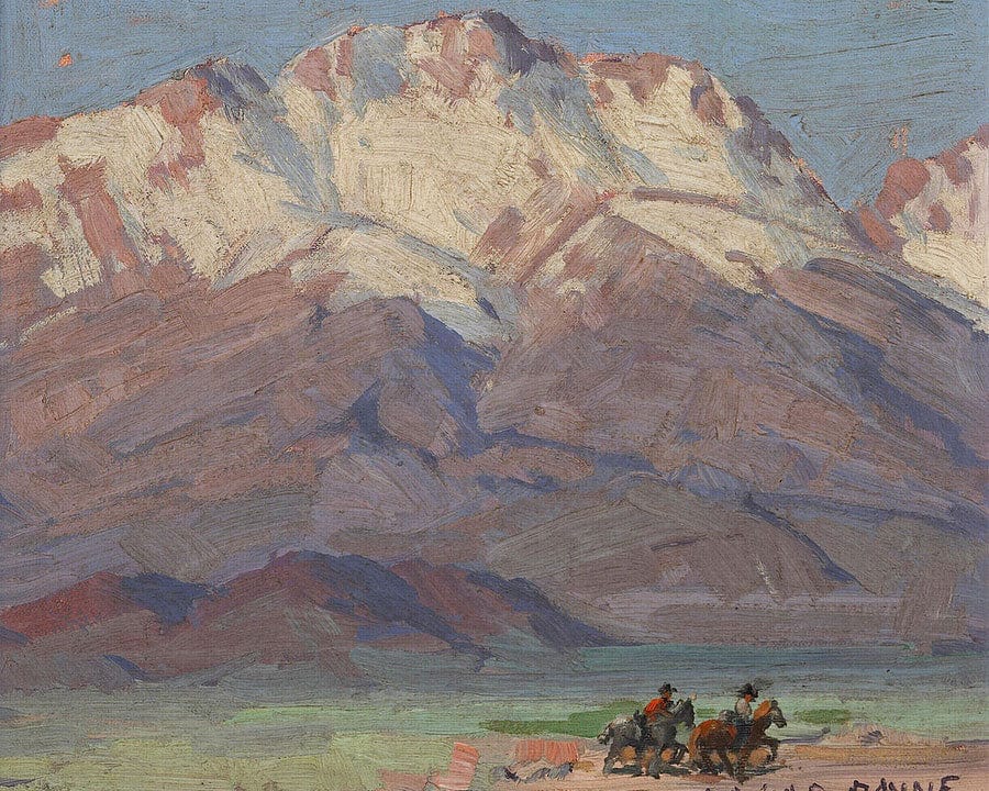 Owens Valley At Big Pine By Edgar Payne Fine Art Print