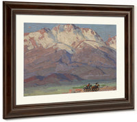 Owens Valley At Big Pine By Edgar Payne Fine Art Print